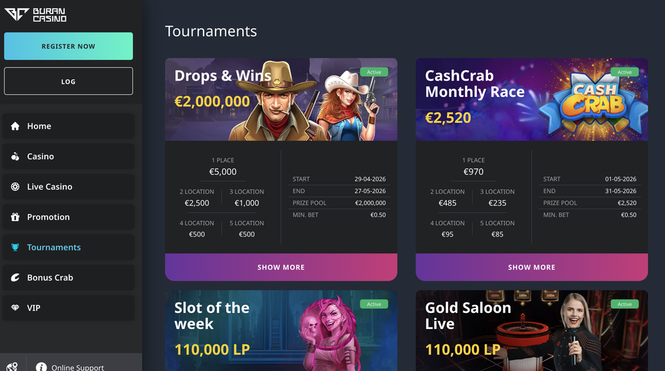 buran casino Gameplay